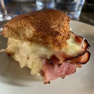 Ham and cheese sliders