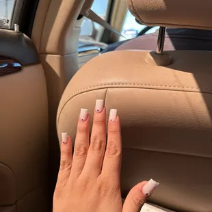 Full set paid 55.....61 with tip