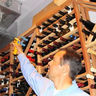 Checking the air temperature