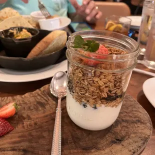 Yogurt and granola