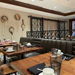 a view of the dining room