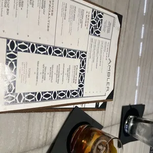 Ambler Old Fashioned  &amp; Menu