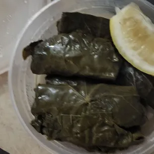 Grape leaves