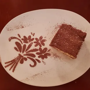 Tiramisu for dessert.