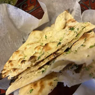 Garlic Cilantro Naan