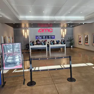 Ticket area on 1st floor