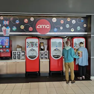 Coca Cola station (self serve)