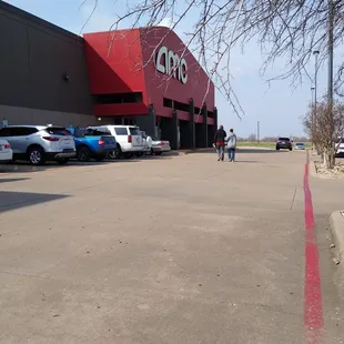 Outside AMC Theater.