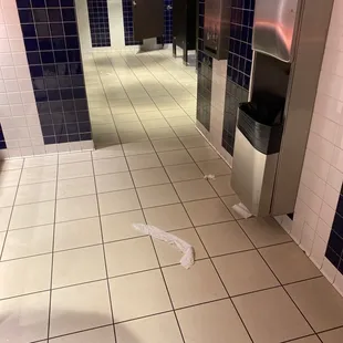 Ladies restroom...NO Paper Towels