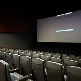 Inside screening room