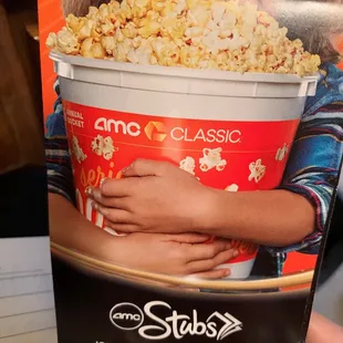 You can get free large popcorn on you birthday!