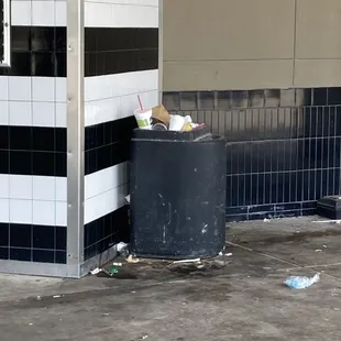 This is before one enters the building.