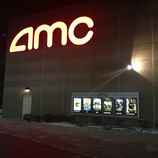 Outside of the theatre