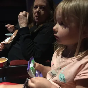 Finally get to se my great niece and I have the pleasure of taking her to her first movie!