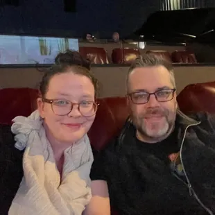 Comfy seats that are unfortunately not super well maintained