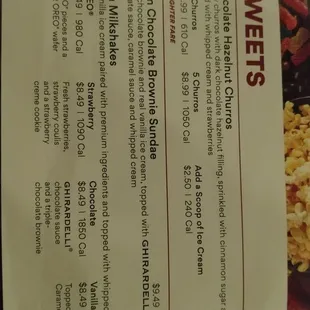 Manhattan ks amc menu with prices