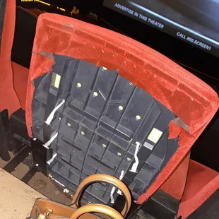 The beautiful chair in front of us. :)