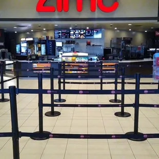 View as you walk in. Ghosted Theater.