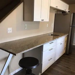 I am so happy with the work that AMC building supply did with our cabinets in our basement and the granite it looks wonderful