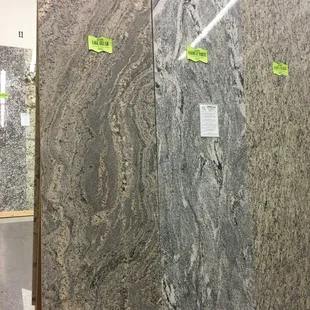 Over 30 Granite and Quartz pre-cut and pre-polished options! New colors added often!