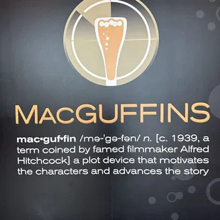 The bar at the theater