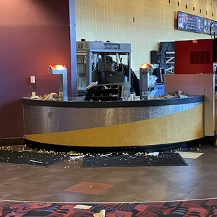 Dirty popcorn section