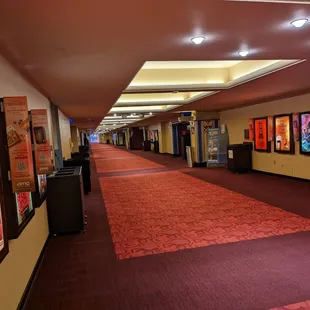 Hallway for theaters 7 to 13, 7/20/22