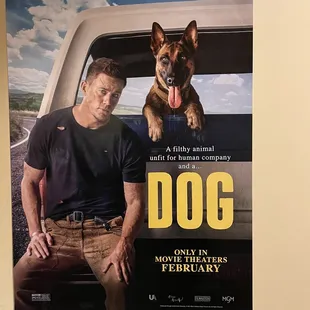 Dog with Channing Tatum