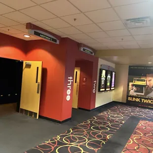 Theater entrances