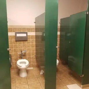 stall door is missing
