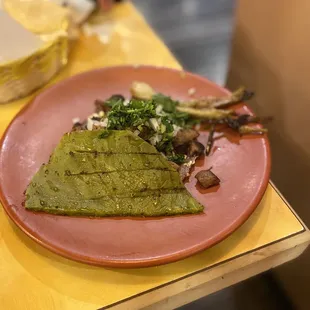 Taco with cactus