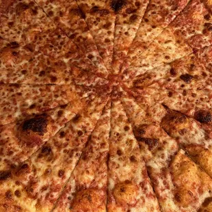 a cheese pizza