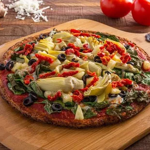 Gluten Free Cauliflower Crust Pizza !