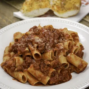 Rigatoni with Meat sauce