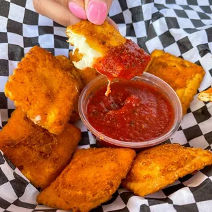 Fried Cheese Ravioli