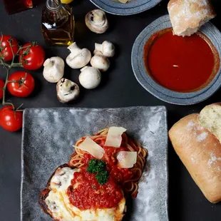 Chicken breast Parmesan