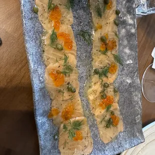 Salmon Carpaccio