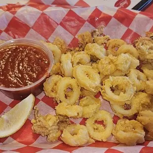 Calamari my favorite it was fresh and cooked perfectly