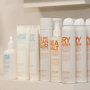 One of my in-salon product lines is ELEVEN. They are plant-based, paraben and sulfate free products.