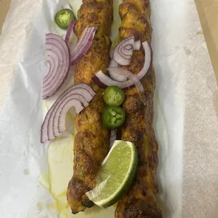 Chicken seekh kabob