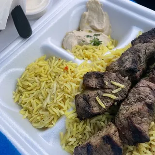 Lamb Kabob Dinner