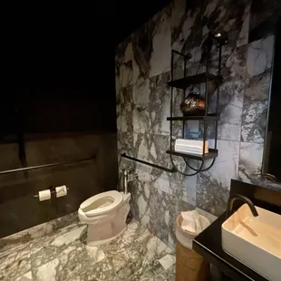 Dark bathroom