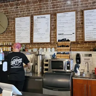 the perfect cortado in the making.....