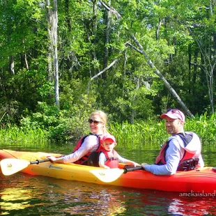 Amelia Island Kayak Excursions Family Kayak Tour on Lofton Creek