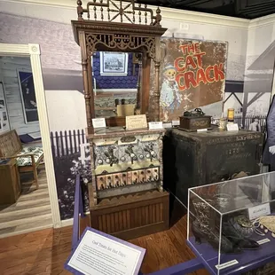 Old soda fountain on display in one of the room