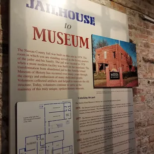 The museum was once a Jailhouse!