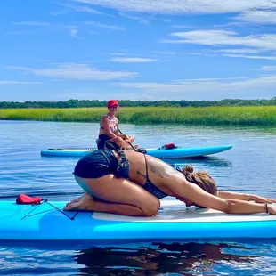 SUP lessons are fun and easy on calm water