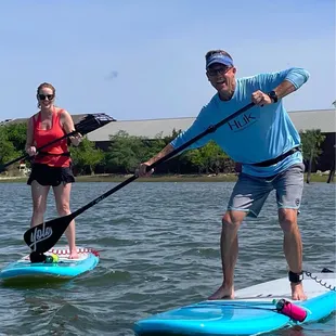 Paddleboarding makes for the perfect date!