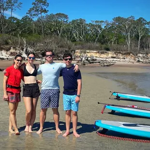 Paddleboarding tour along Boneyard beach