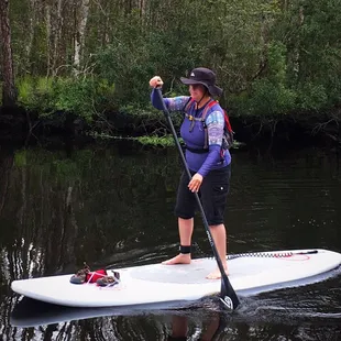 Paddle boarding in Jacksonville area